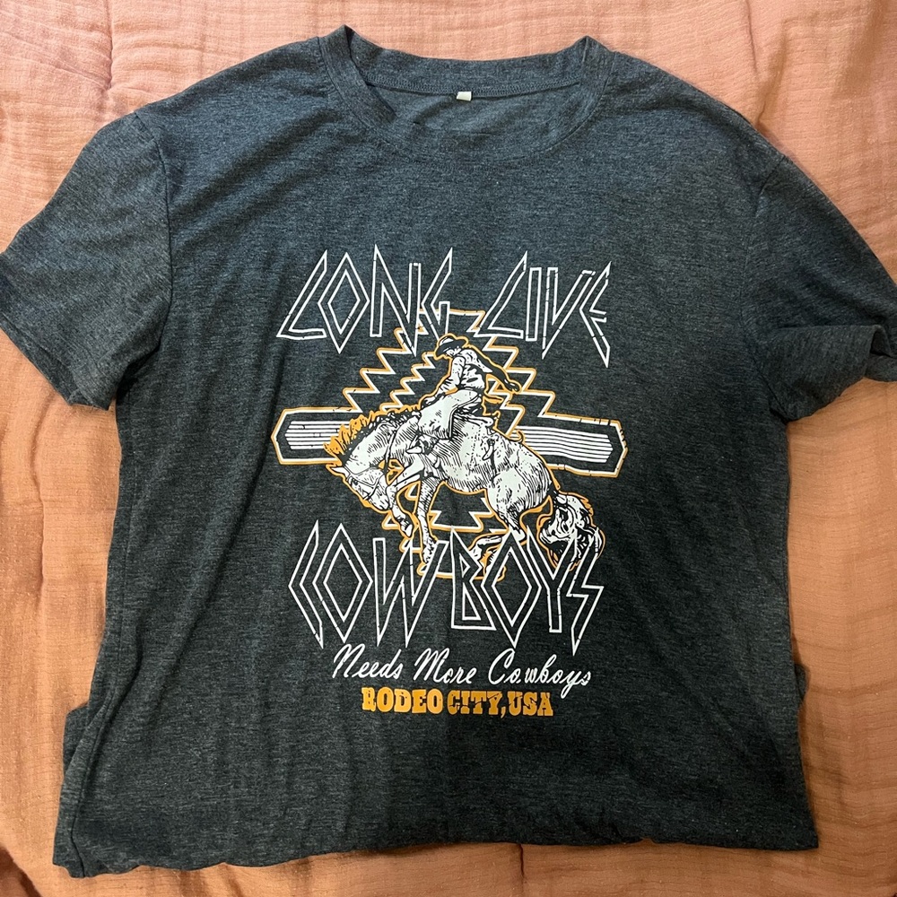 Grey western shirt